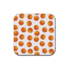 Orange Rubber Coaster (square) by SychEva