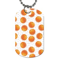 Orange Dog Tag (two Sides) by SychEva