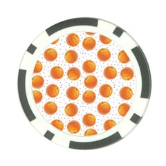 Orange Poker Chip Card Guard by SychEva