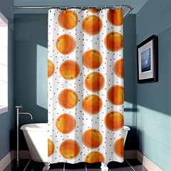 Orange Shower Curtain 36  X 72  (stall)  by SychEva