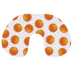 Orange Travel Neck Pillow by SychEva