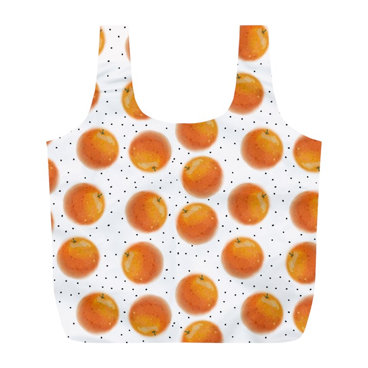 Orange Full Print Recycle Bag (L)