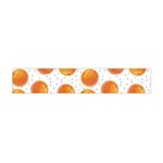 Orange Premium Plush Fleece Scarf (Mini) Front