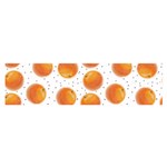 Orange Oblong Satin Scarf (16  x 60 ) Front