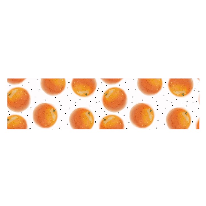 Orange Oblong Satin Scarf (16  x 60 )