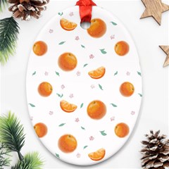 Oranges Ornament (oval) by SychEva