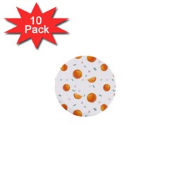 Oranges 1  Mini Buttons (10 Pack)  by SychEva