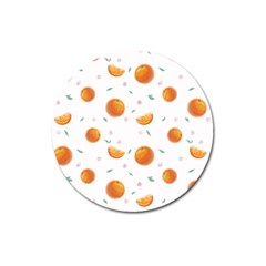 Oranges Magnet 3  (round) by SychEva