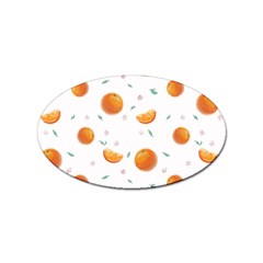 Oranges Sticker Oval (10 Pack) by SychEva