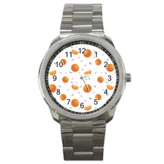 Oranges Sport Metal Watch by SychEva