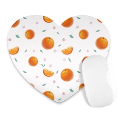 Oranges Heart Mousepad by SychEva