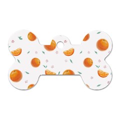 Oranges Dog Tag Bone (two Sides) by SychEva