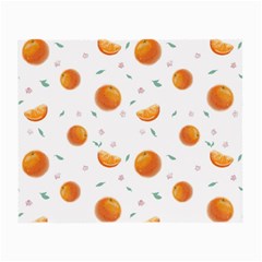 Oranges Small Glasses Cloth (2 Sides) by SychEva