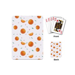 Oranges Playing Cards Single Design (mini) by SychEva