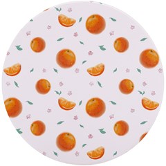 Oranges Uv Print Round Tile Coaster