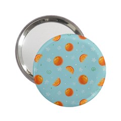 Oranges Pattern 2 25  Handbag Mirrors by SychEva