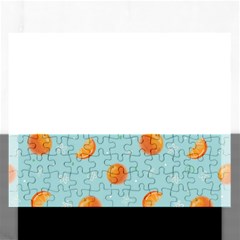 Oranges Pattern Rectangular Jigsaw Puzzl by SychEva