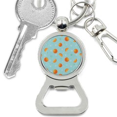 Oranges Pattern Bottle Opener Key Chain by SychEva