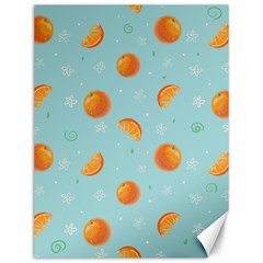 Oranges Pattern Canvas 12  X 16  by SychEva