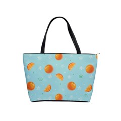 Oranges Pattern Classic Shoulder Handbag by SychEva