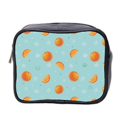 Oranges Pattern Mini Toiletries Bag (two Sides)