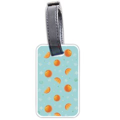 Oranges Pattern Luggage Tag (one Side) by SychEva