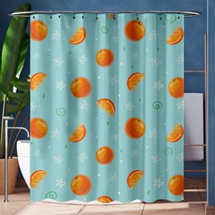 Oranges Pattern Shower Curtain 60  X 72  (medium)  by SychEva