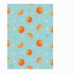 Oranges Pattern Large Garden Flag (two Sides) by SychEva