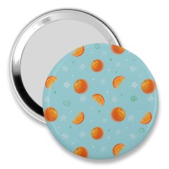 Oranges Pattern 3  Handbag Mirrors by SychEva