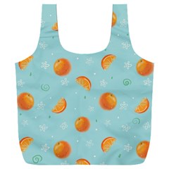 Oranges Pattern Full Print Recycle Bag (xxxl) by SychEva