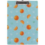 Oranges Pattern A4 Acrylic Clipboard Front