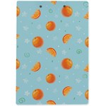 Oranges Pattern A4 Acrylic Clipboard Back