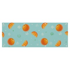 Oranges Pattern Banner And Sign 8  X 3  by SychEva