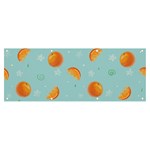 Oranges Pattern Banner and Sign 8  x 3  Front