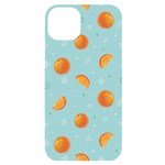 Oranges Pattern iPhone 14 Plus Black UV Print Case Front