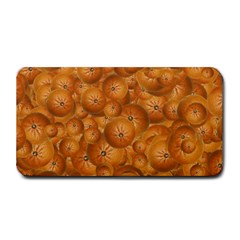 Fruity Fun Tangerine Print Pattern Medium Bar Mat by dflcprintsclothing