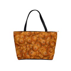 Fruity Fun Tangerine Print Pattern Classic Shoulder Handbag by dflcprintsclothing