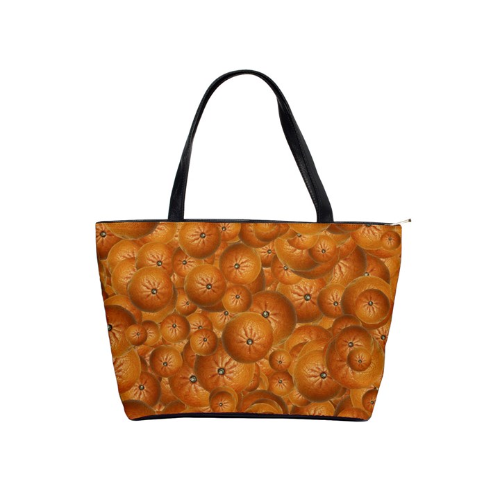 Fruity Fun Tangerine Print Pattern Classic Shoulder Handbag