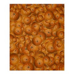 Fruity Fun Tangerine Print Pattern Shower Curtain 60  X 72  (medium)  by dflcprintsclothing