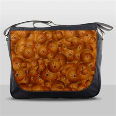 Fruity Fun Tangerine Print Pattern Messenger Bag