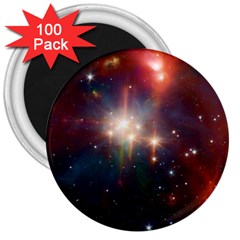 Astrology Astronomical Cluster Galaxy Nebula 3  Magnets (100 Pack) by Jancukart