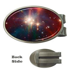 Astrology Astronomical Cluster Galaxy Nebula Money Clips (oval) 