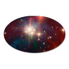 Astrology Astronomical Cluster Galaxy Nebula Oval Magnet by Jancukart