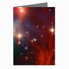 Astrology Astronomical Cluster Galaxy Nebula Greeting Cards (pkg Of 8)