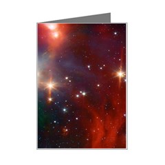 Astrology Astronomical Cluster Galaxy Nebula Mini Greeting Card