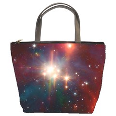 Astrology Astronomical Cluster Galaxy Nebula Bucket Bag by Jancukart