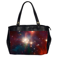 Astrology Astronomical Cluster Galaxy Nebula Oversize Office Handbag (2 Sides)