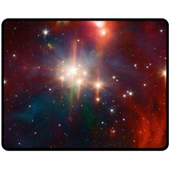 Astrology Astronomical Cluster Galaxy Nebula Fleece Blanket (medium)