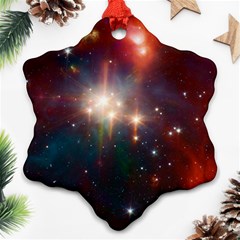 Astrology Astronomical Cluster Galaxy Nebula Ornament (snowflake)