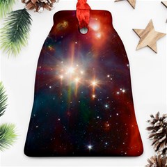 Astrology Astronomical Cluster Galaxy Nebula Bell Ornament (two Sides)